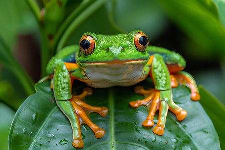 Red-eyed tree frog (Hyla arborea)