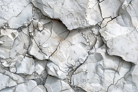 Cracked white stone texture. Abstract background and texture for design.