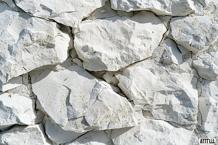 White stone wall texture background. Abstract background and texture for design.の写真素材