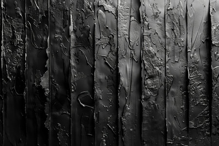 Abstract black and white background. Texture of the old paint on the wall.の写真素材