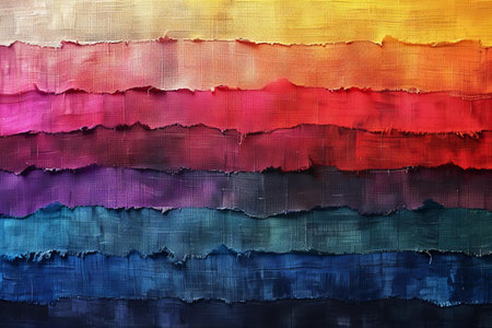 Multi-colored torn paper. Abstract background and texture for design.