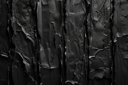 Black paint on a black background. Texture of black paint on a black background.