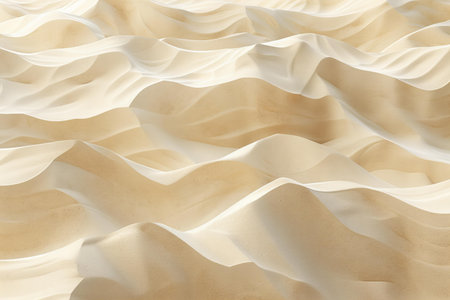 Abstract background of wavy fabric. 3d rendering, 3d illustration.