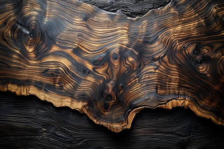 Wooden texture with natural patterns as a background for design. Toned.の写真素材