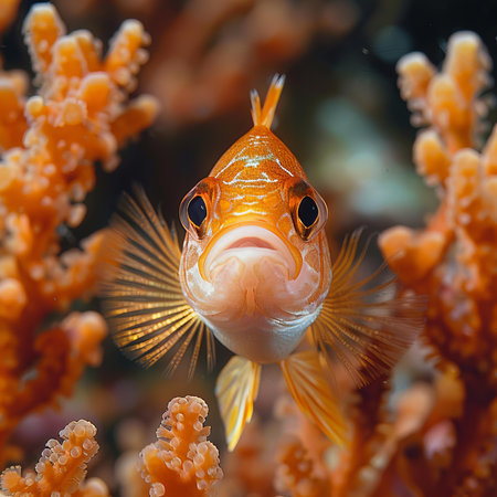 Beautiful fish in the Red Sea. Egypt. Shallow depth of field