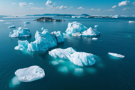 Icebergs in Glacier Lagoon, Ilulissat, Greenland