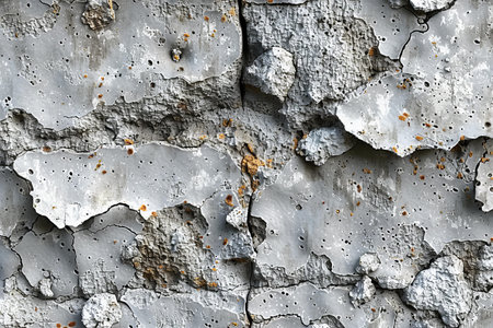 Old gray wall with peeling paint. Abstract background and texture for design.