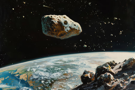 Elements of this image furnished by NASA.