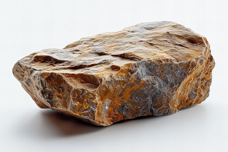Stone isolated on the white background. 3d rendering,  illustration.