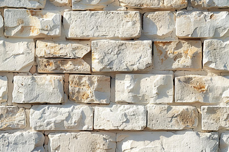 Background of white brick wall texture. Great for design and texture.