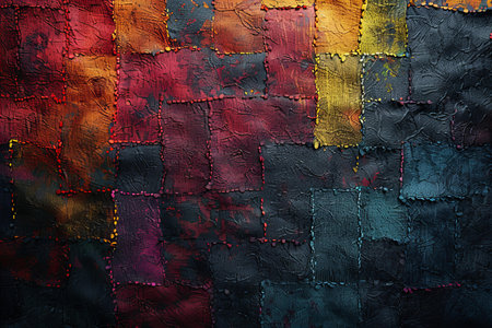 Colorful grunge wall background. Abstract textured background. Textured backgroundの写真素材