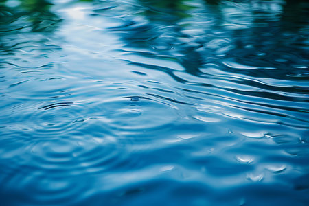 abstract background of water ripples and ripples on the surface