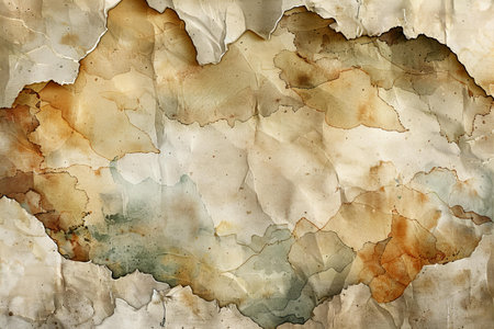 Old paper with burnt edges. Abstract grunge background for design.