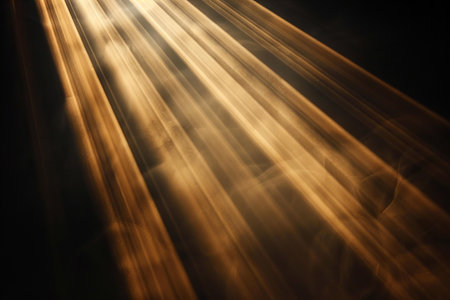 Abstract background with rays of light. Rays of light on a dark background