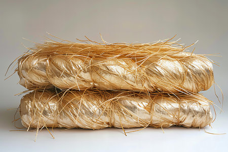 Stack of golden gift boxes on white background. 3d illustration.