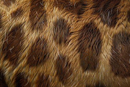 Close-up of a fox fur as a texture or background.
