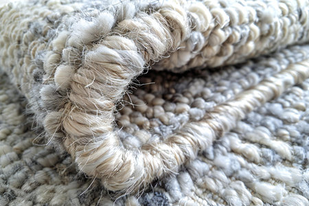 Woolen knitted fabric texture, closeup of photo.