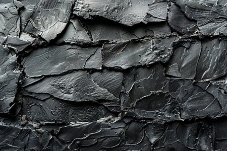 Black peeling paint on the wall. Abstract background for design.の写真素材