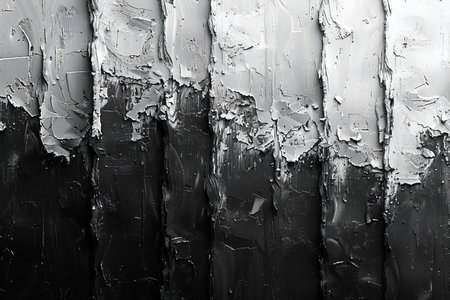 black and white paint background texture with grunge brush strokes and paint stains