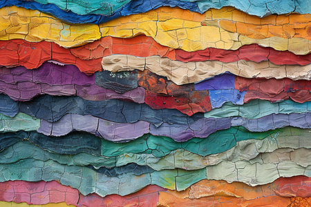 colorful wall background, close up of colorful wall background, textureの写真素材