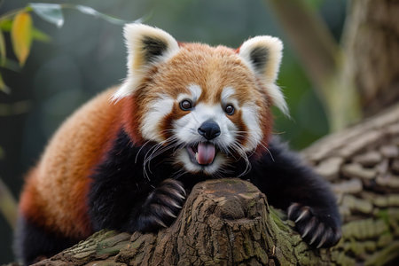 Red panda or Lesser Panda (Ailurus fulgens)