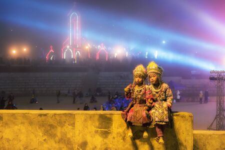 Sapa by nightのeditorial素材