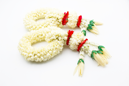 Thai garland of worshipの写真素材
