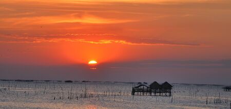 beutiful sunsetの写真素材