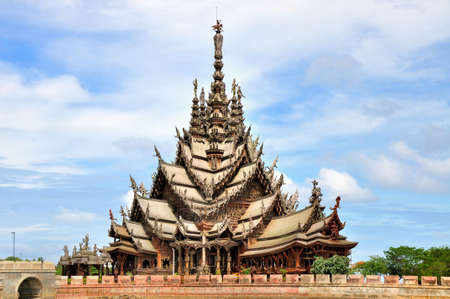 Traditional Thai style architectureの写真素材