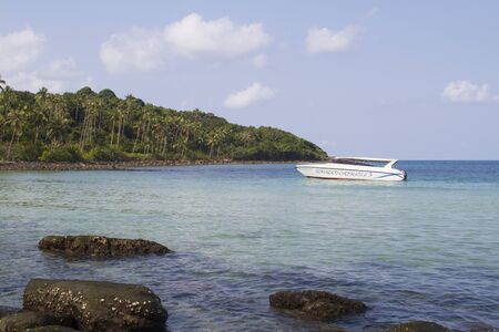 Boat and sea coastのeditorial素材