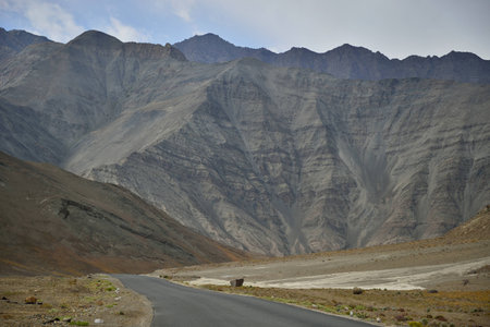 Road to Lamayuru, Indiaの写真素材