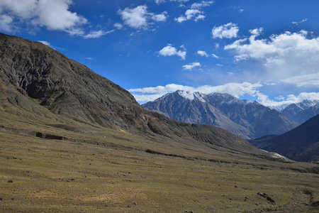 Mountain view in Leh Ladakh, Indiaの写真素材