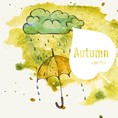 Rainy Season Backgroundのイラスト素材