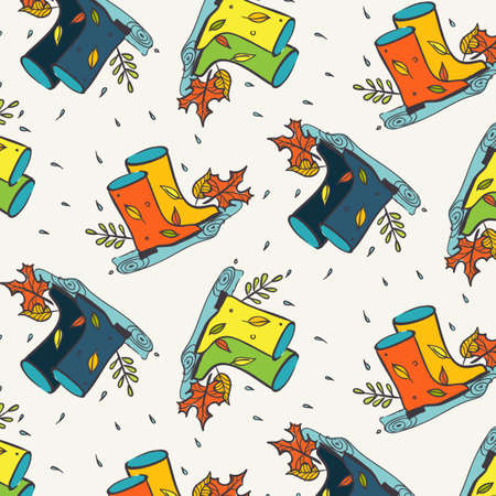 Autumn Season Conceptのイラスト素材