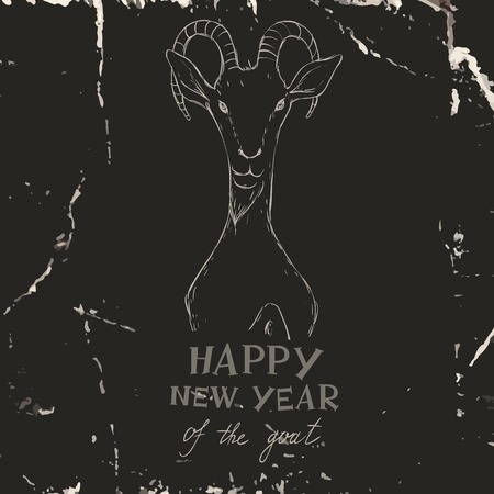 The Goat - a New Year Symbol of 2015の写真素材