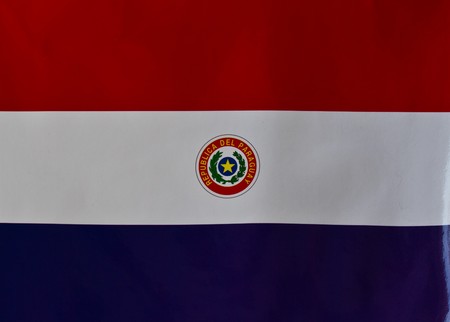 Flag of paraguayの写真素材