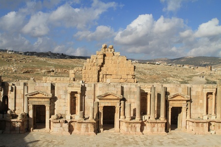 North Theatre,Jarash Jordanのeditorial素材