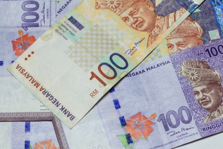 Malaysia Ringgit Noteの写真素材