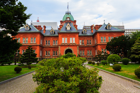 Former Hokkaido Government Office in Sapporo, Japan.のeditorial素材