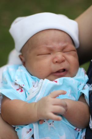 crying boy when hungry