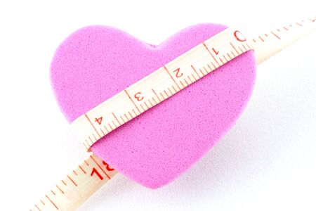 Measurement heartの写真素材