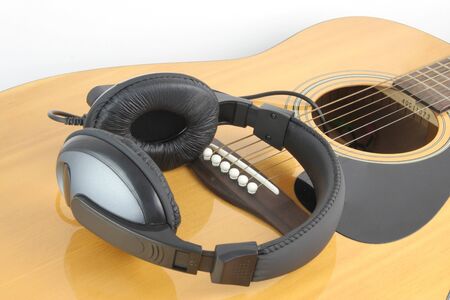 Headphone on Guitar 