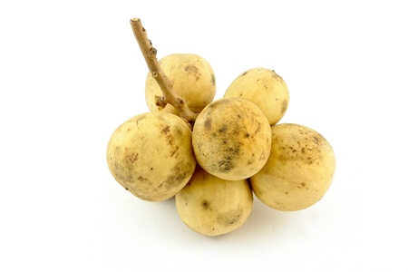 Isolated Thai native fruit (Long gong)の写真素材