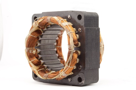 Electric motor coilの写真素材