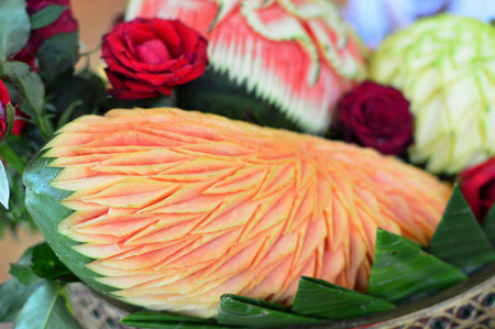 Vegetable carvingの写真素材