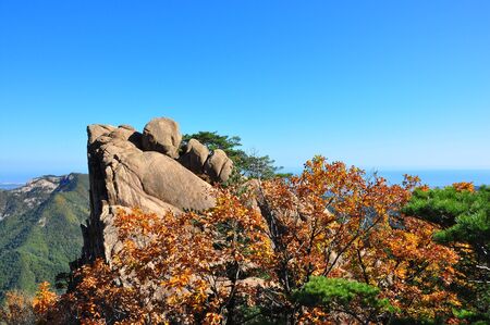 Seoraksan National Park, South Koreaの写真素材