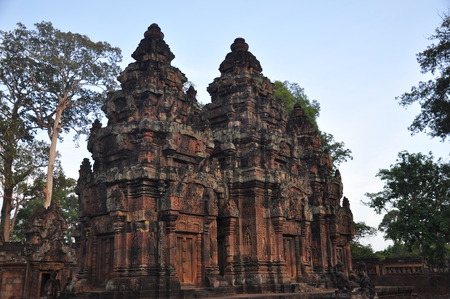 Banteay Srei, Cambodiaの写真素材