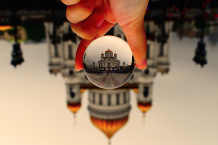 Cathedral of Christ the Savior, Moscowの写真素材