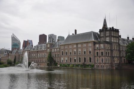 Binnenhof, a complex of buildings in the city centre of The Hague, Netherlandsのeditorial素材
