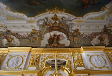 SAINT PETERSBURG, RUSSIA - JULY 10, 2017 : Interior of Catherine Palaceのeditorial素材